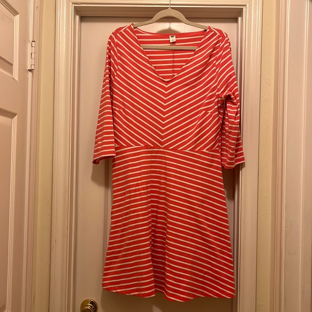 Cotton 3/5 Sleeve Dress